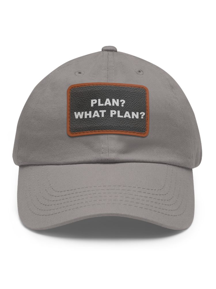 Casual Dad Hat with Leather Patch - Fun Gift, Trendy Accessory, Outdoor Apparel, Everyday Wear, Unisex Cap