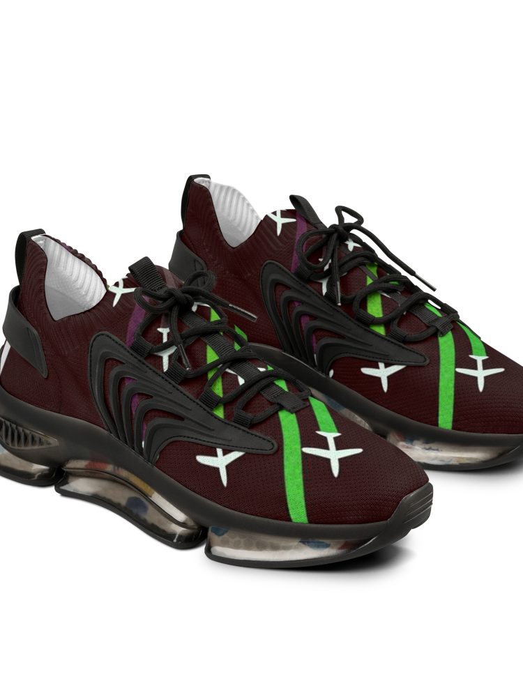 Trendy Men's Mesh Sneakers with Colorful Accents, Casual Footwear for Everyday Wear, Stylish Sneakers for Men, Gift for Holidays