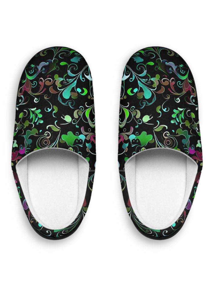 Cozy Floral Women's Indoor Slippers | Comfortable Home Footwear