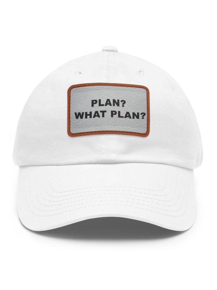 Casual Dad Hat with Leather Patch - Fun Gift for Dads, Birthday, Father's Day, Relaxed Style, Outdoor Adventures, Summer Fun