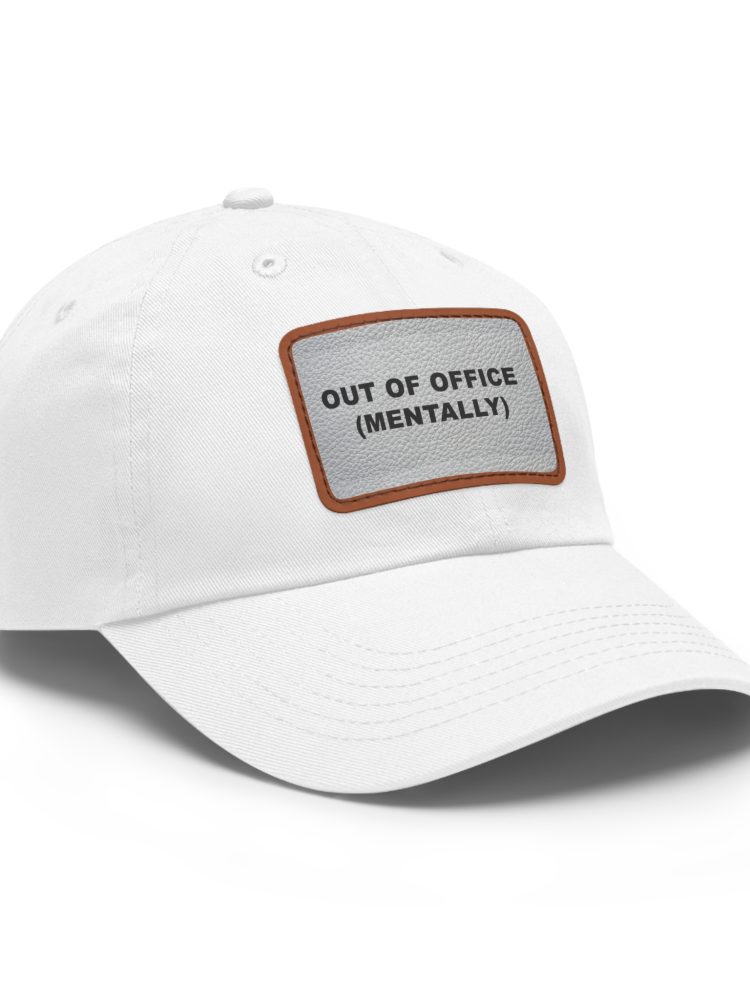Casual Dad Hat, Out of Office Mentally Cap, Gift for Dads, Relaxed Style Hat, Fun Accessory for Everyday Wear